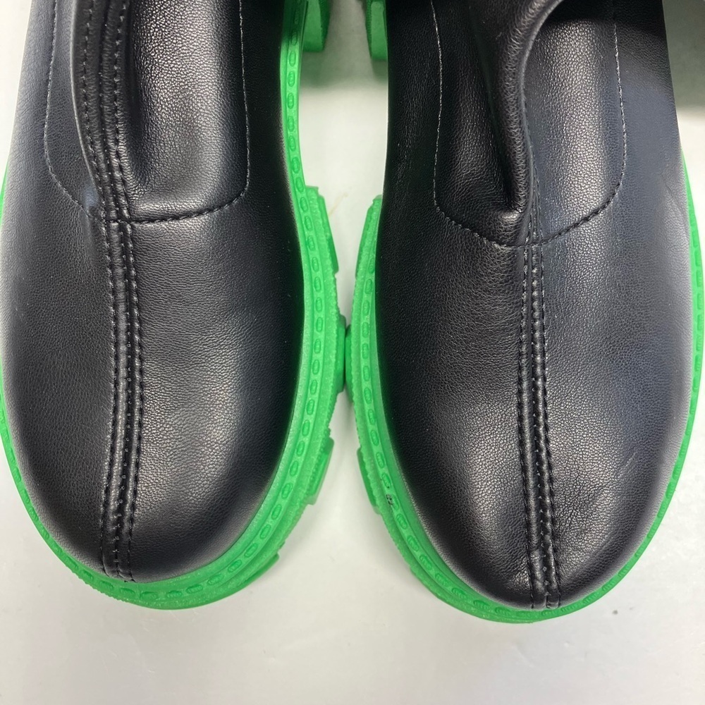 Topshop Tate Women’s Knee High Chunky Platform Boots, Size 7, Black/Green - Picture 9 of 9